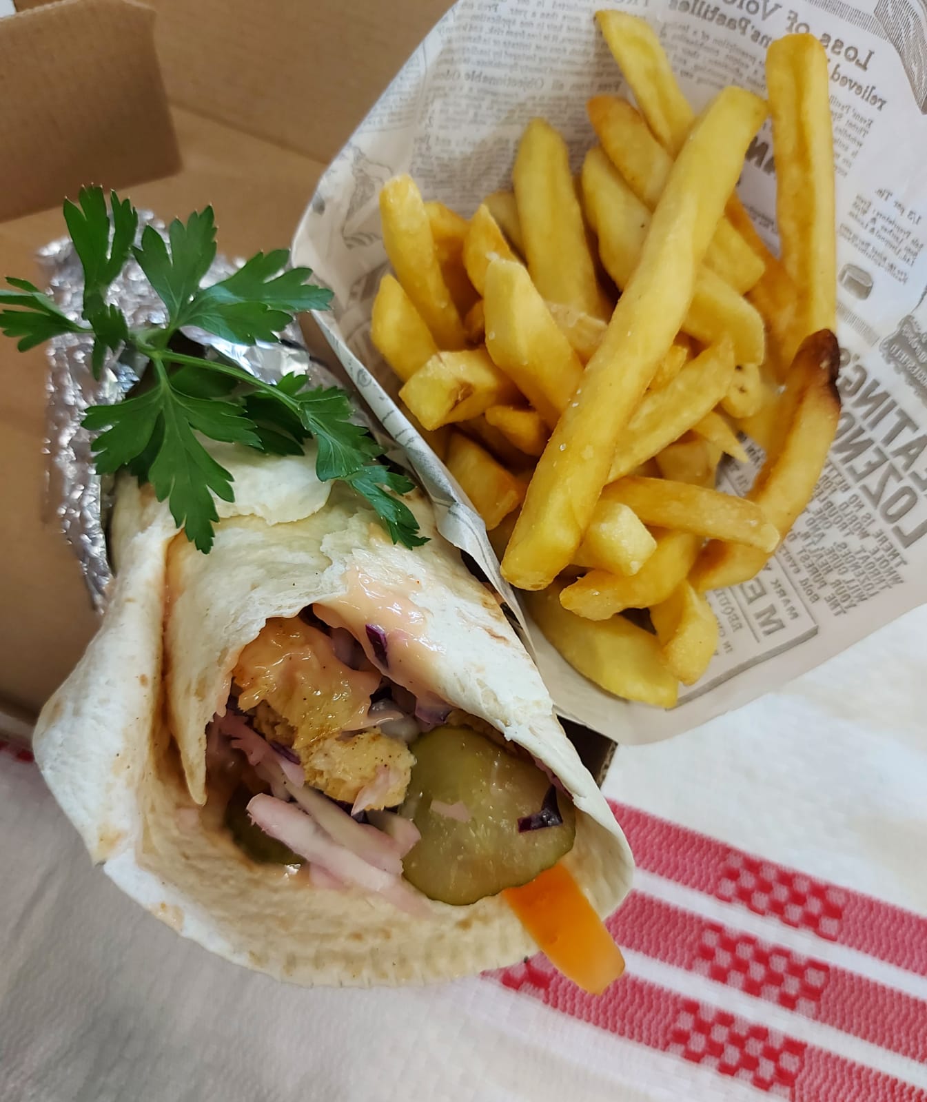 L1 - Lipie (shaorma) cu piept de pui 450 gr. - imagine 3